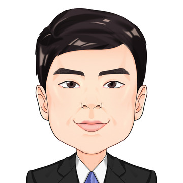 西裝男頭像風(fēng)格卡通手繪商務(wù)頭像