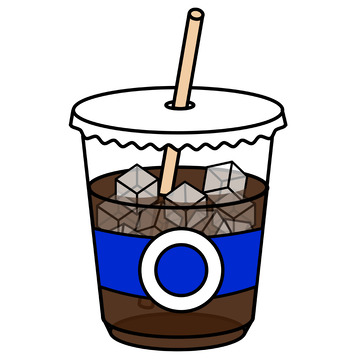 夏天冰飲冰美式咖啡