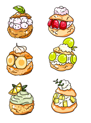 美味香噴噴小泡芙