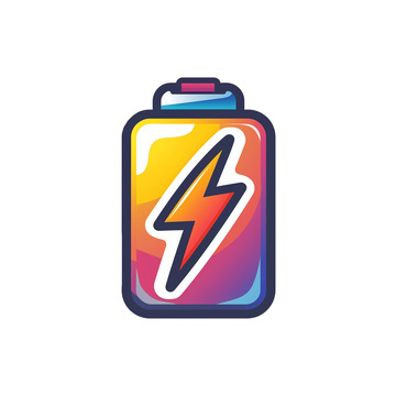 炫彩電池充電標(biāo)識(shí)logo