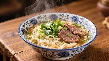热气腾腾的牛肉面8
