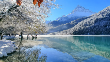 秋冬湖泊美景8