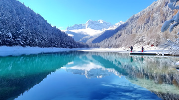 秋冬湖泊美景6