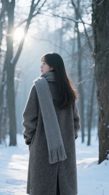 雪林冬日氛圍感3