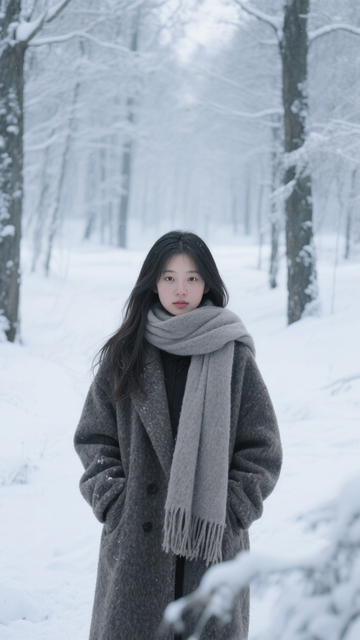 雪林冬日氛圍感4