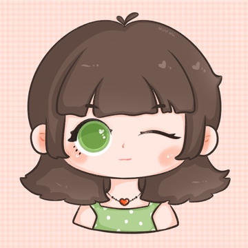 卡通Q版小女孩頭像