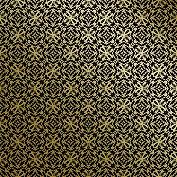 黑金中式幾何花紋背景圖46
