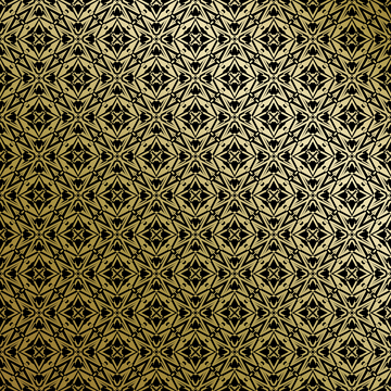 黑金中式幾何花紋背景圖54