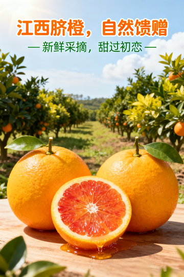 江西臍橙新鮮采摘甜過(guò)初戀