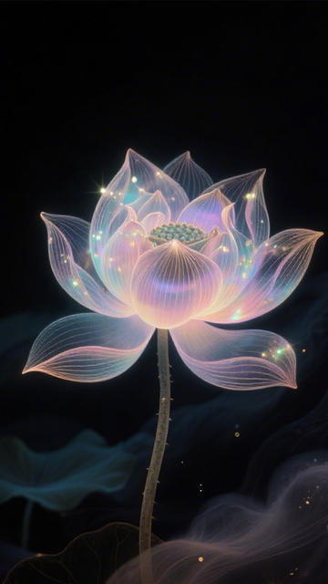 透白蓮花夢幻氛圍