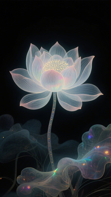 透白蓮花夢幻氛圍1