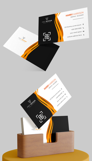 時尚名片設計模板素材