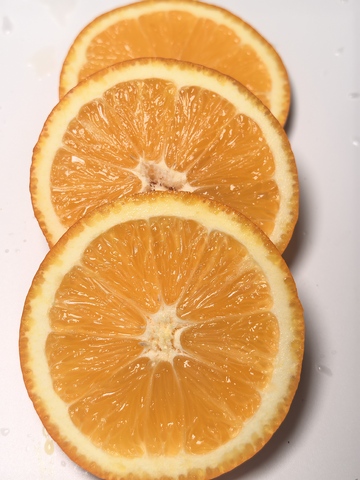 新鮮橙子切片特寫1
