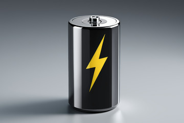 圓柱形電池特寫