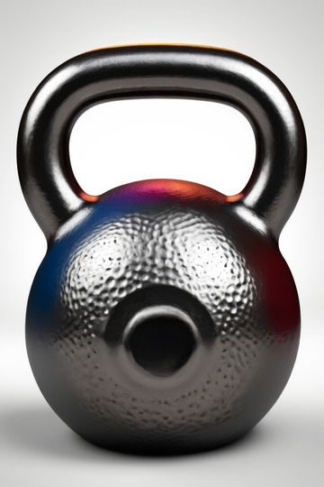 金屬壺鈴健身器材特寫