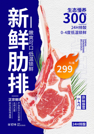 肋排產(chǎn)品海報(bào)設(shè)計(jì)