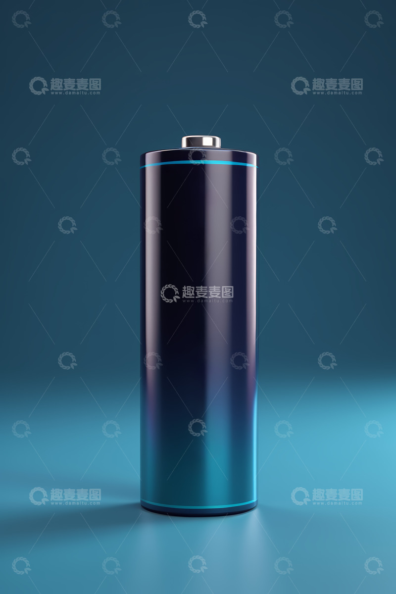 高清大圖下載【趣麥麥圖】-圓柱形電池特寫