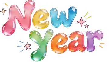 彩虹果凍氣泡字體藝術(shù)字