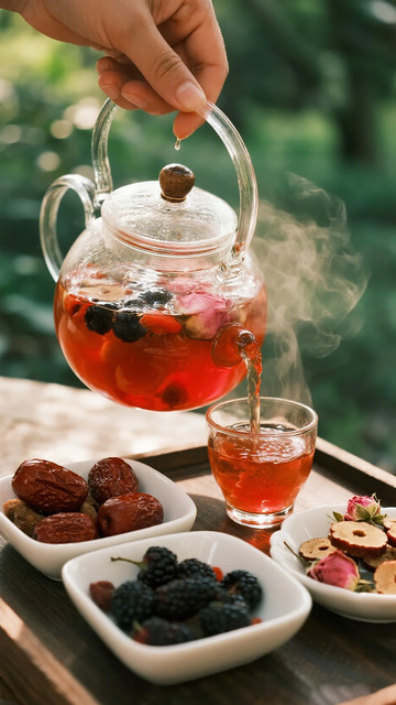 自然清新果茶靜物攝影