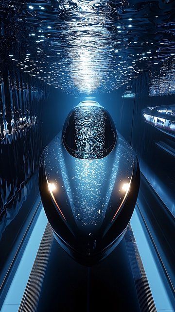 未來感高速列車