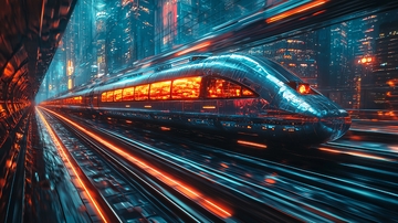 未來科技感高鐵