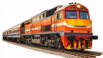 字頭火車列車素材鐵路