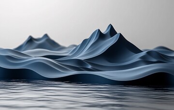 黑色沙丘水面1