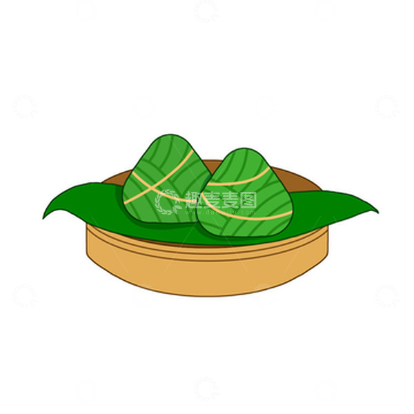 源文件下载【趣麦麦图】端午蒸屉粽子