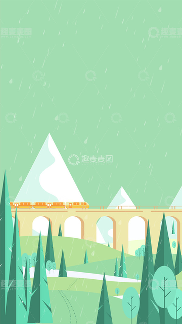 源文件下载【趣麦麦图】夏至手机壁纸简约海报