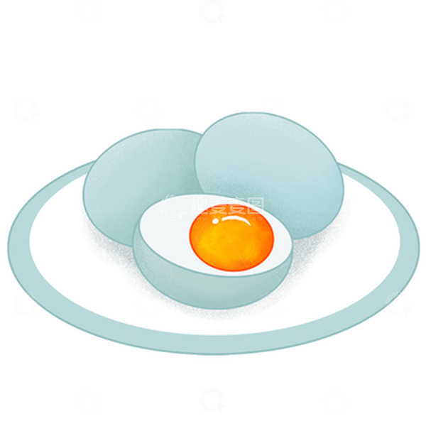 源文件下载【趣麦麦图】端午美味咸鸭蛋