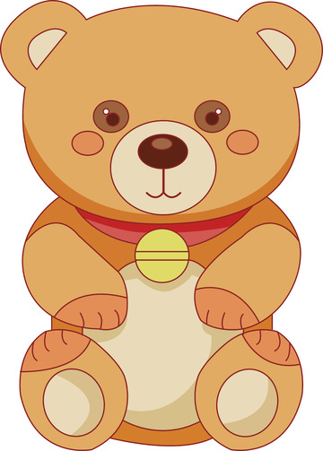 六一儿童节卡通小熊元素