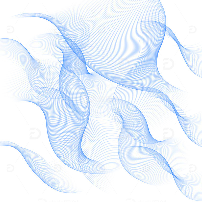 源文件下载【趣麦麦图】蓝色科技线条元素