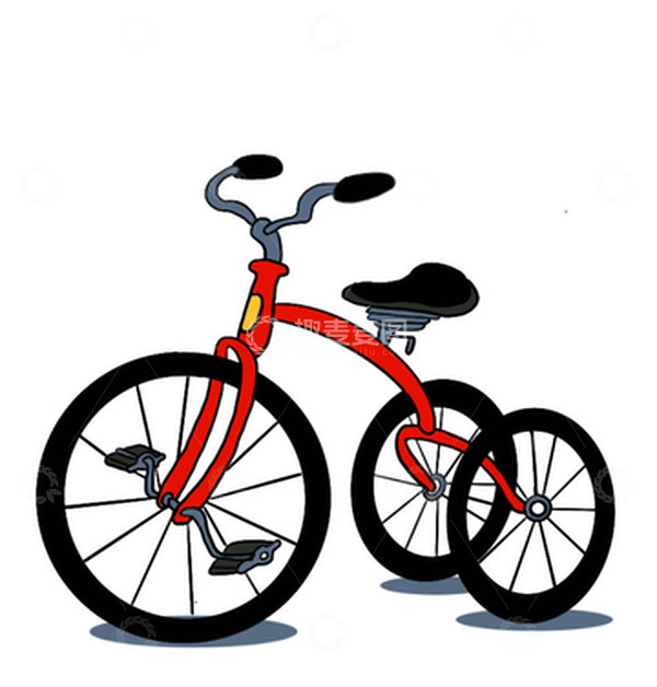 脚踏车,单车,骑车,卡通,学骑车,自行车