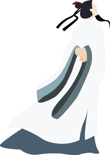 端午节卡通矢量纪念屈原素材