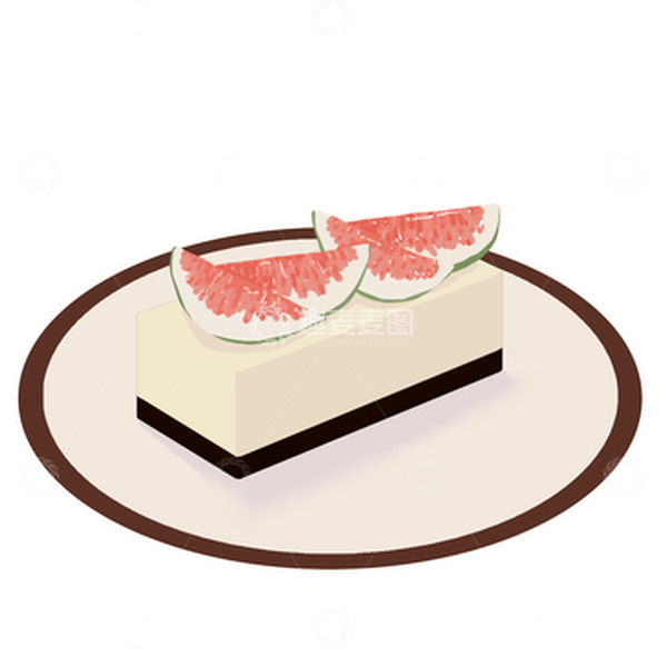 源文件下载【趣麦麦图】无花果奶油蛋糕