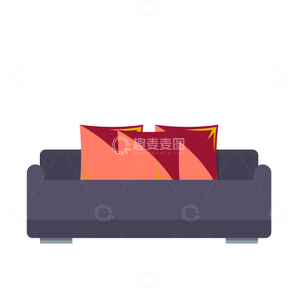 源文件下载【趣麦麦图】一个沙发躺着