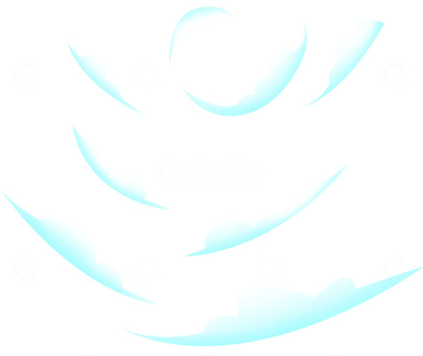 源文件下载【趣麦麦图】白色云朵云层天空蓝天白云夏天免扣元素