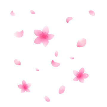 唯美浪漫花瓣元素