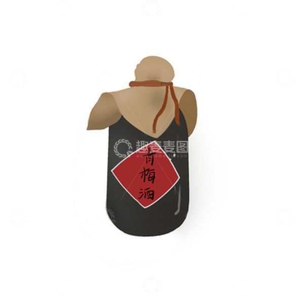 源文件下载【趣麦麦图】深色插画芒种青梅酒