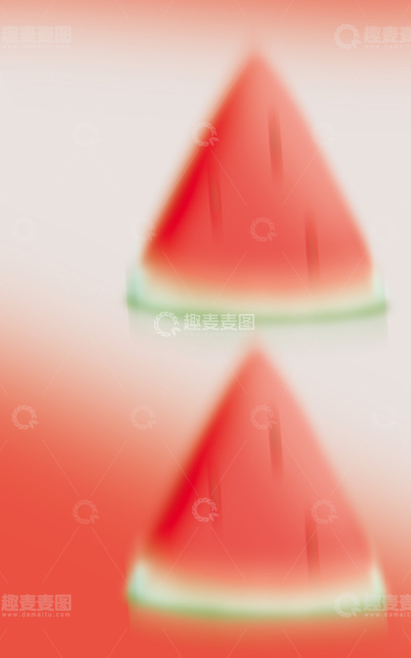 源文件下载【趣麦麦图】红色粉色弥散渐变风西瓜背景西瓜元素