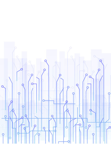 渐变科技线条电子线路板射线装饰背景矢量图