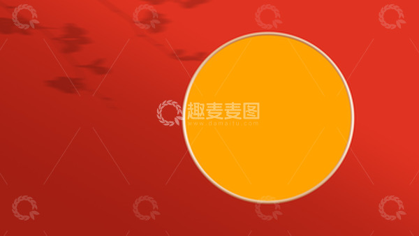 源文件下载【趣麦麦图】红色国潮背景电商背景