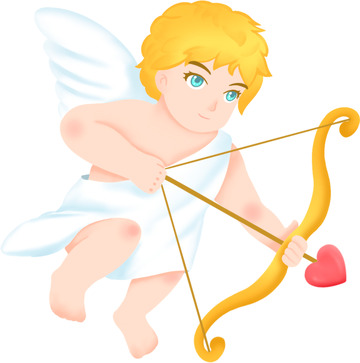 可爱萌系情人节丘比特小天使