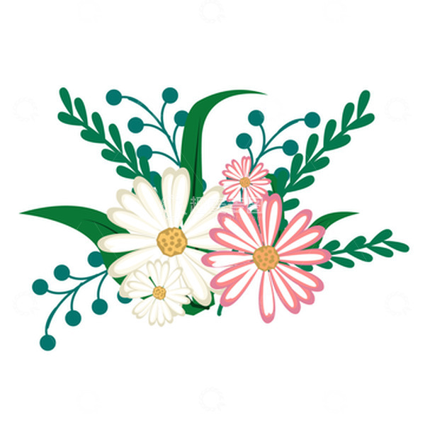 源文件下载【趣麦麦图】-夏季小清新植物矢量素材