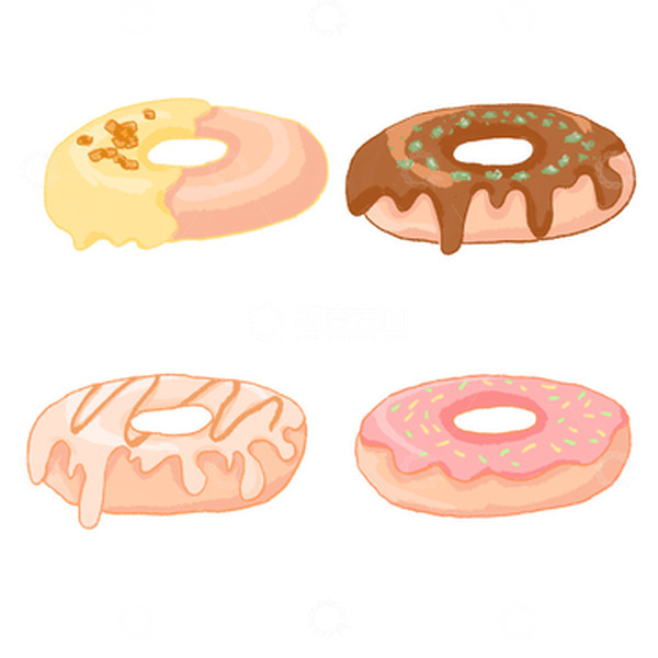 源文件下载【趣麦麦图】简单美味甜甜圈