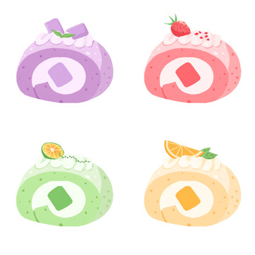 夏季美味蛋糕卷