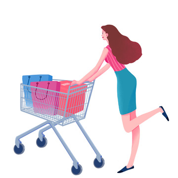 购物狂欢节嗨购元素