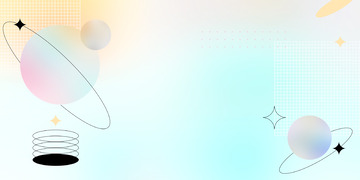 浅蓝色弥散光banner背景