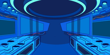 蓝色科技潮流背景