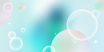 小清新蓝色渐变banner背景